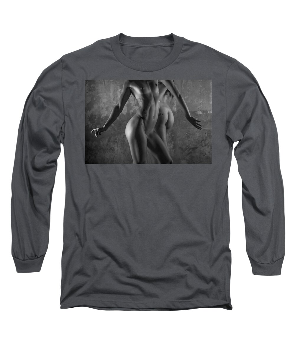 Blue Muse Fine Art Long Sleeve T-Shirt featuring the photograph Body Language by Blue Muse Fine Art