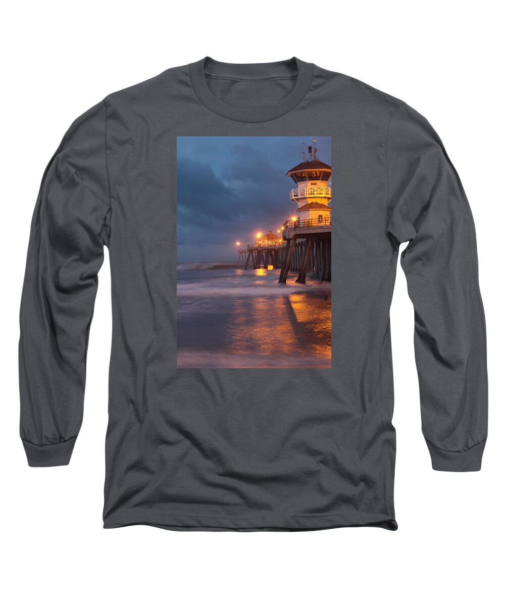 Ocean Long Sleeve T-Shirt featuring the photograph Breaking Dawn by Duncan Selby
