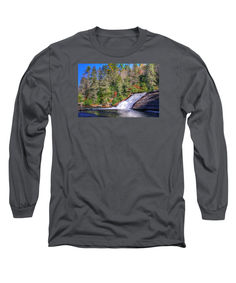 Water Long Sleeve T-Shirt featuring the photograph Bridal Veil Falls by Albert Fadel