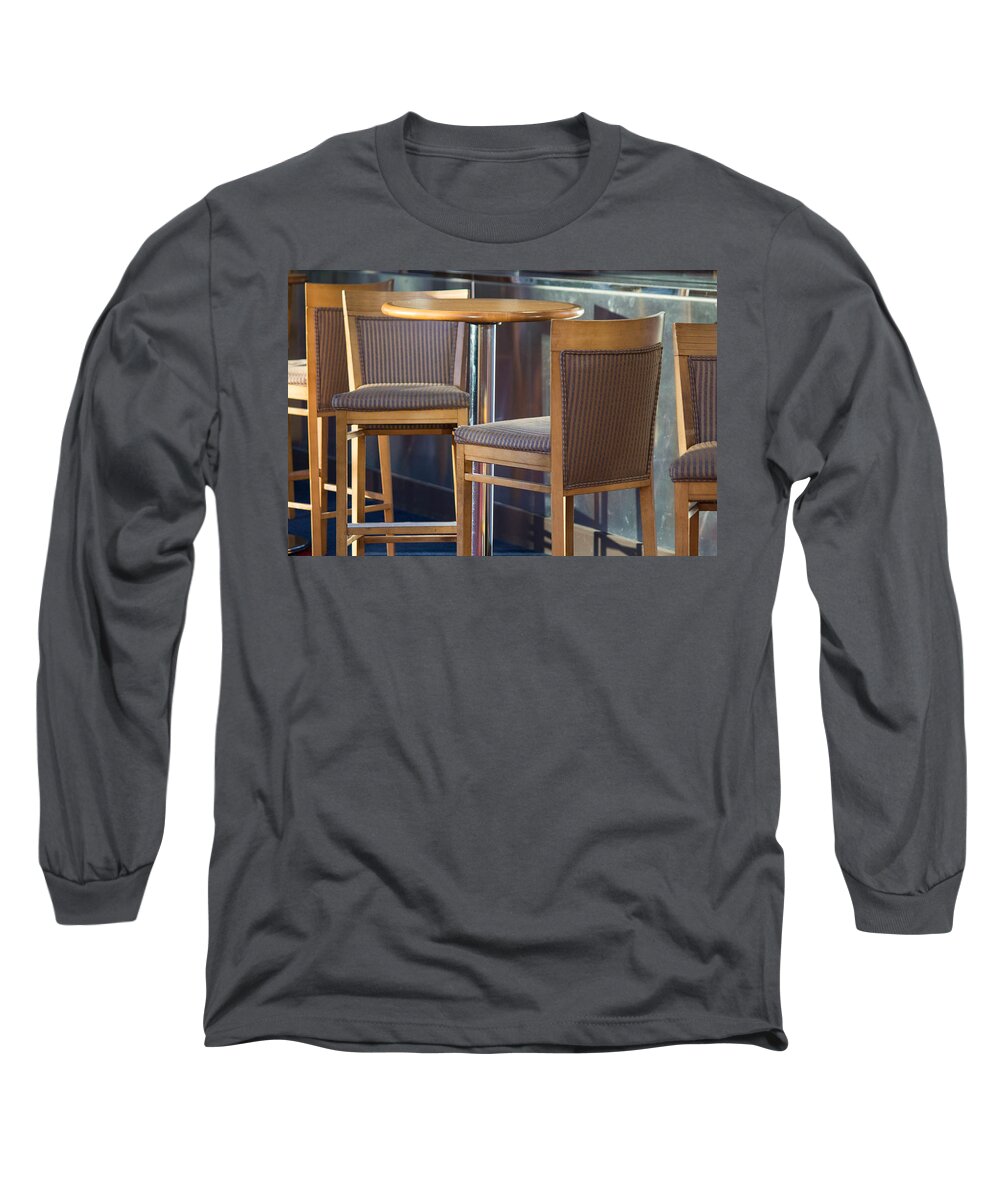 Cafe Long Sleeve T-Shirt featuring the photograph Cafe by Patricia Babbitt