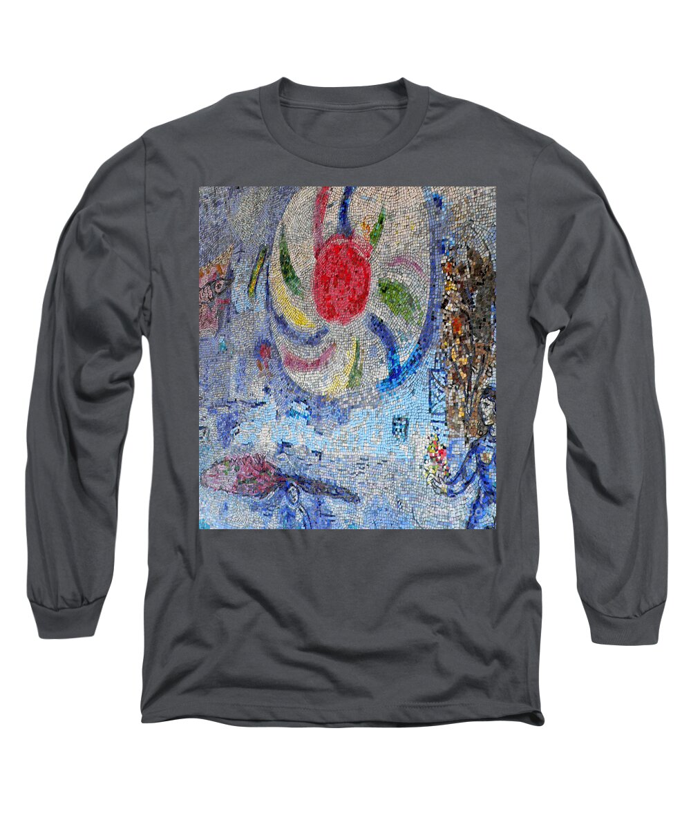 Marc Chagall Long Sleeve T-Shirt featuring the photograph Chagall Mosaic by David Bearden