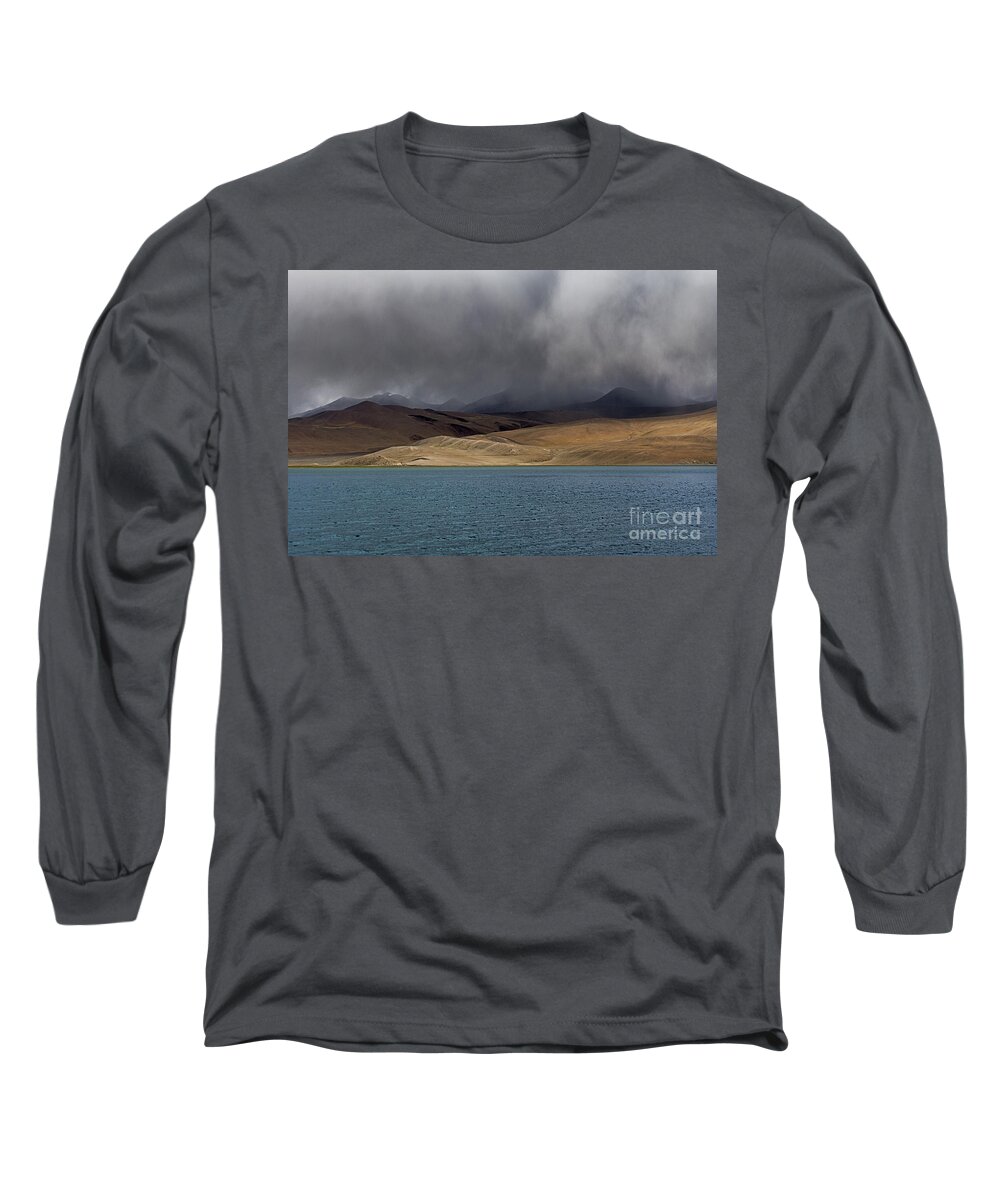 Clouds Long Sleeve T-Shirt featuring the photograph Cloudy Afternoon by Hitendra SINKAR