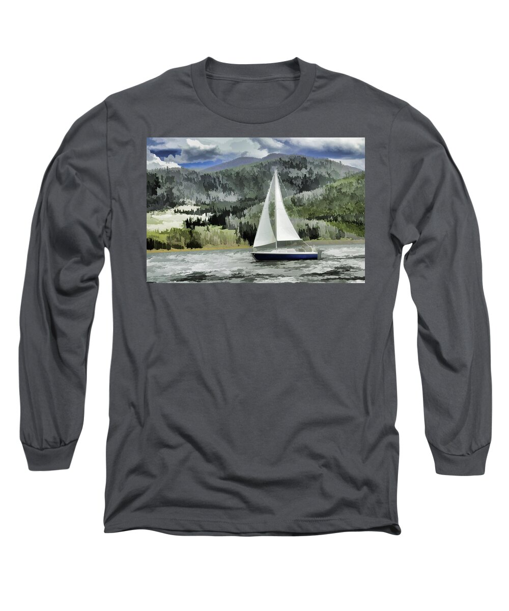 Frisco Long Sleeve T-Shirt featuring the photograph Colorado by Wind by J Michael Nettik