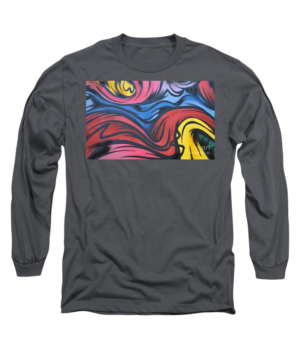 Singapore Long Sleeve T-Shirt featuring the photograph Colorful urban street art from Singapore by Imran Ahmed