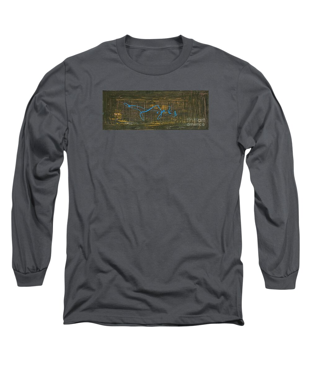 Connect Long Sleeve T-Shirt featuring the painting Connected by Bjorn Sjogren
