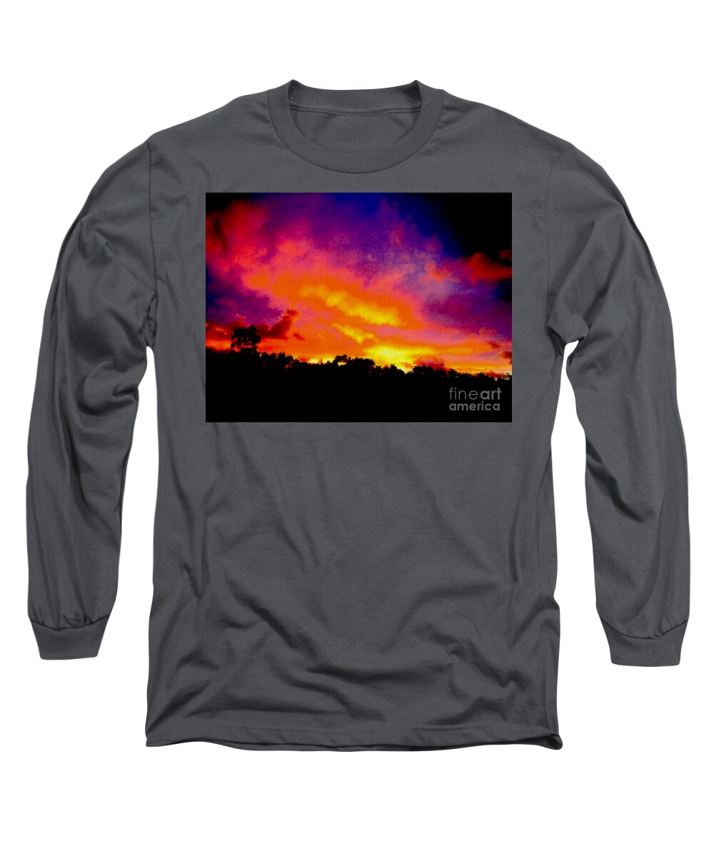 Landscape Long Sleeve T-Shirt featuring the photograph Crystal Sunrise by Mark Blauhoefer
