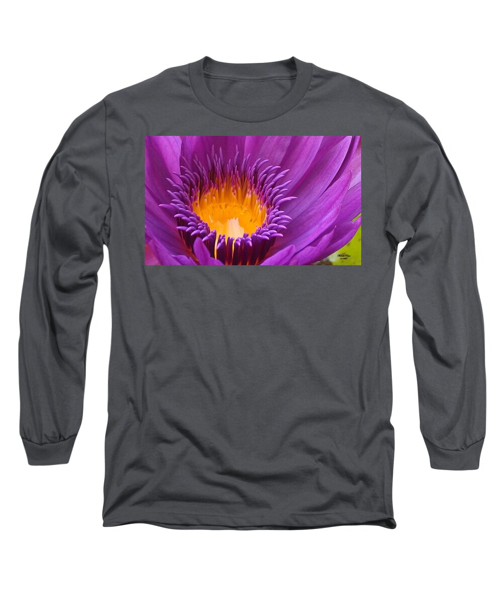  Flower Photograph Long Sleeve T-Shirt featuring the photograph Dance in the Garden by Michele Penn