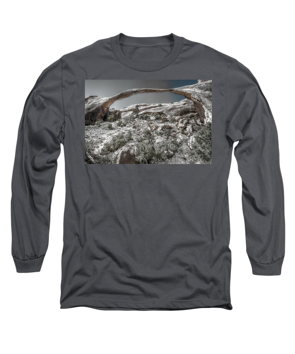Utah Long Sleeve T-Shirt featuring the photograph Delicate Stone by Richard Gehlbach