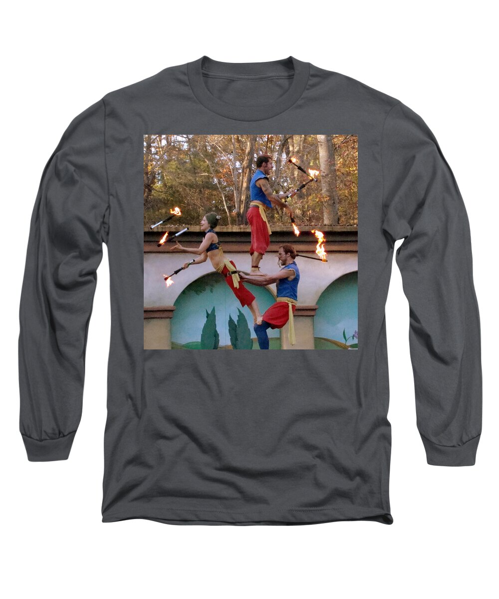 Fine Art Long Sleeve T-Shirt featuring the photograph Don't Try This at Home by Rodney Lee Williams