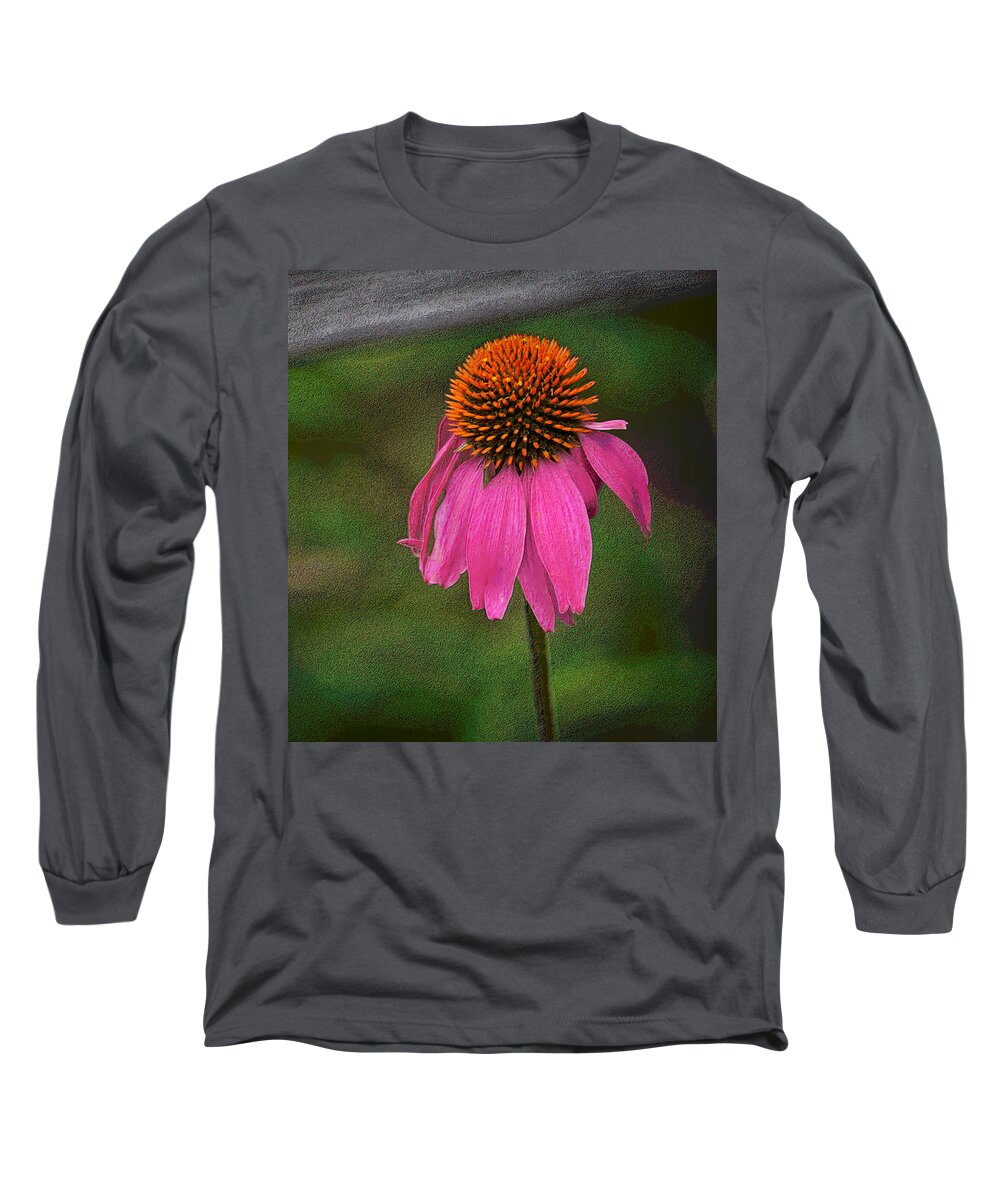 Echinacea Long Sleeve T-Shirt featuring the photograph Echinacea by Nadalyn Larsen