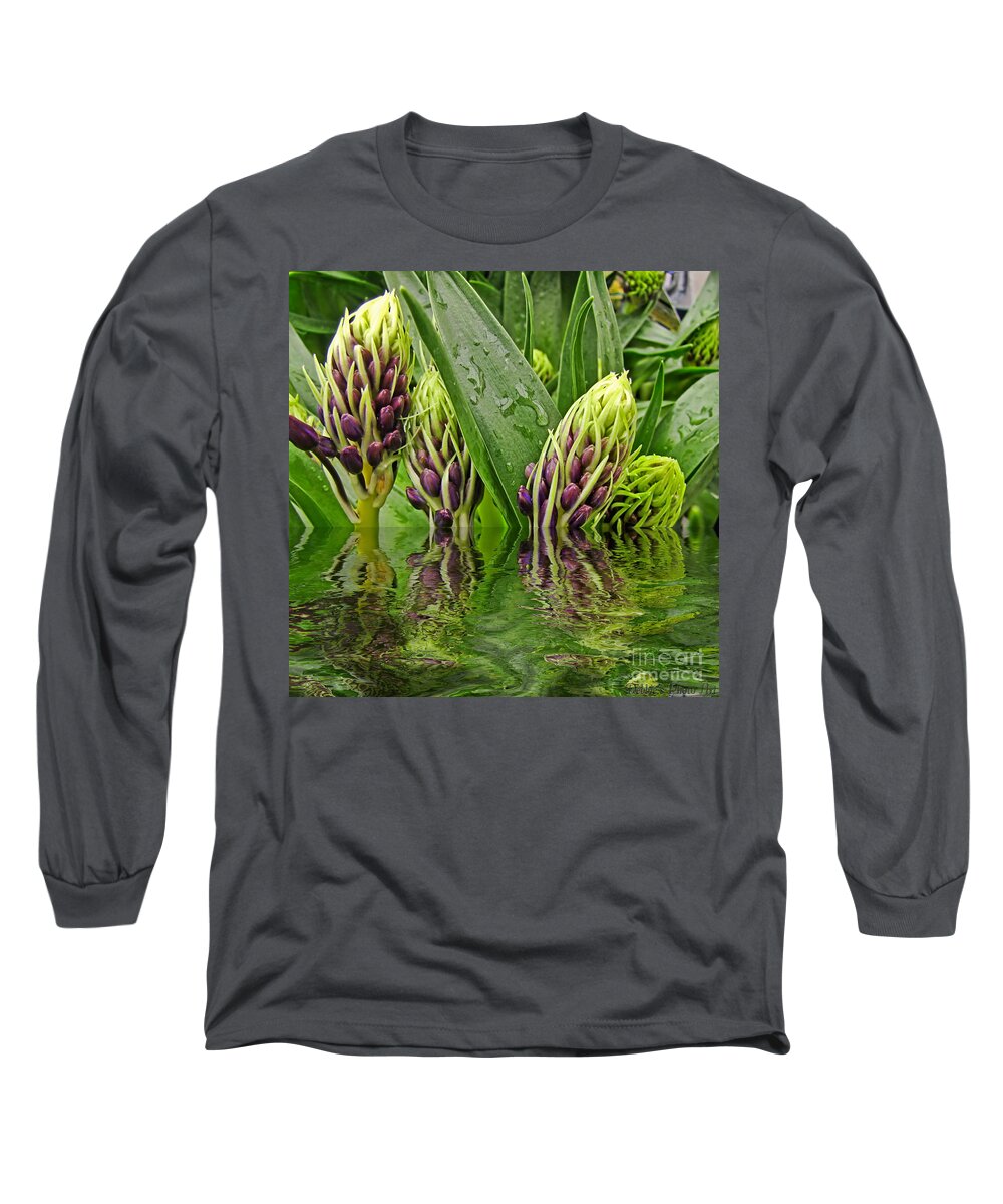 Nature Long Sleeve T-Shirt featuring the photograph Emerging by Debbie Portwood