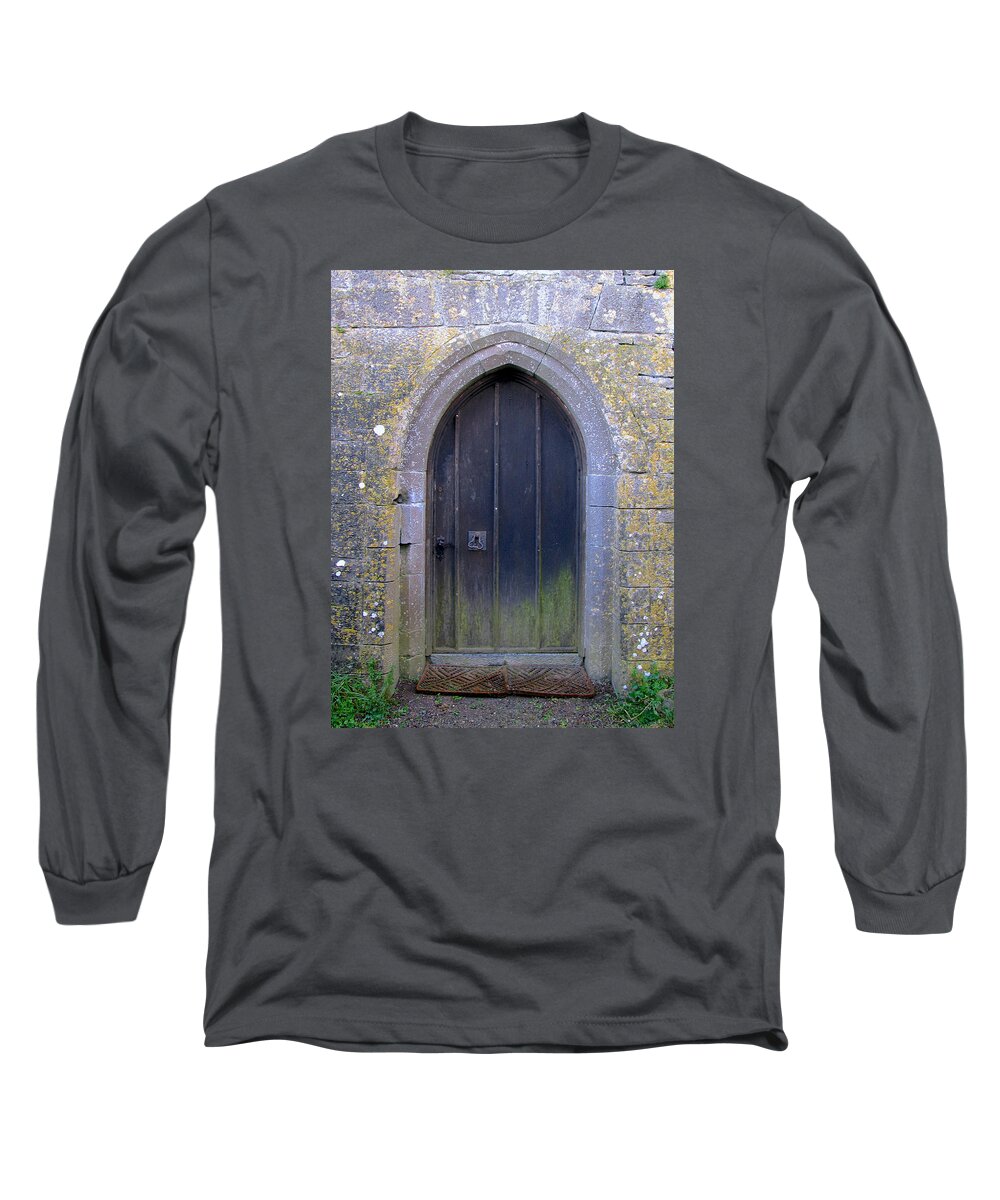 Irish Doors Long Sleeve T-Shirt featuring the photograph Enter At Your Own Risk by Suzanne Oesterling