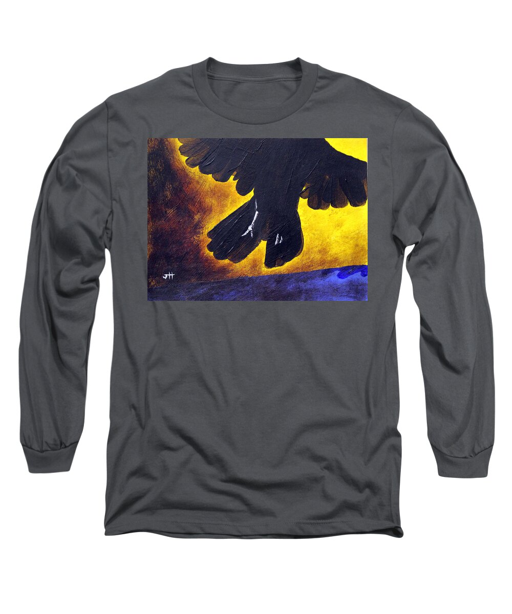 Painting Long Sleeve T-Shirt featuring the painting Escape to Your Dreams by Jaime Haney by Jaime Haney