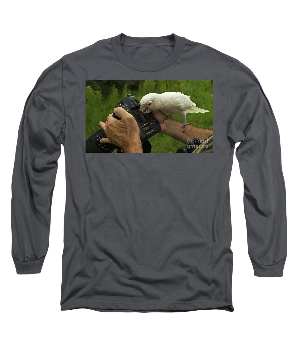 Nina Stavlund Long Sleeve T-Shirt featuring the photograph Excited Customer... by Nina Stavlund