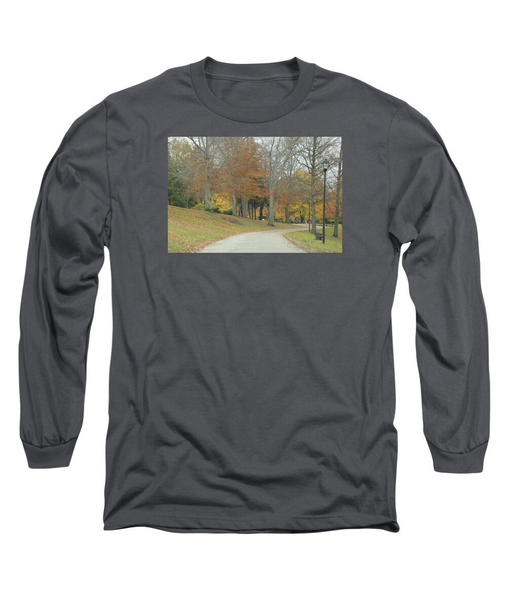 Fall Long Sleeve T-Shirt featuring the photograph Autumn Day in NE Ohio by Valerie Collins