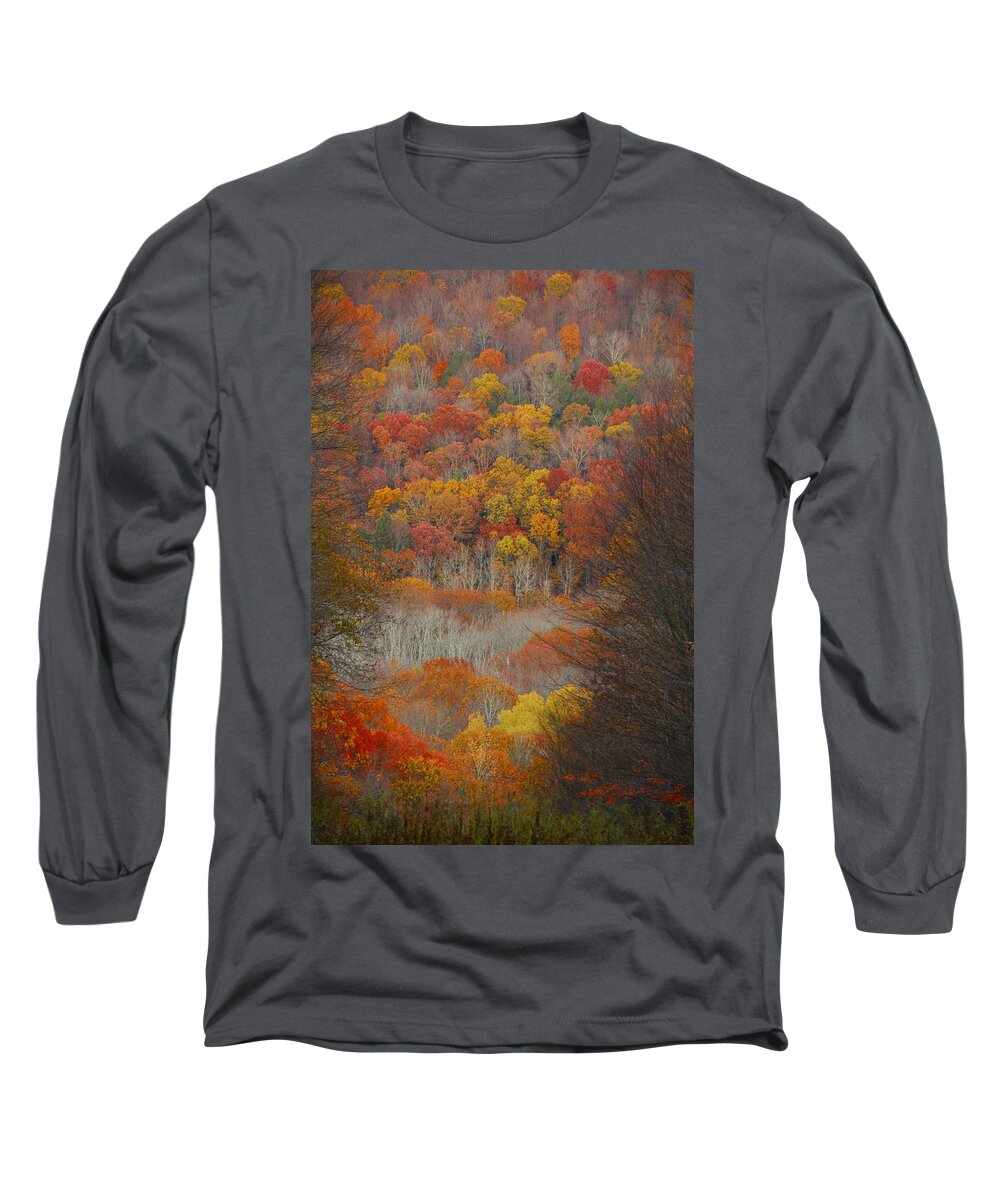 Fall Long Sleeve T-Shirt featuring the photograph Fall Tunnel by Raymond Salani III