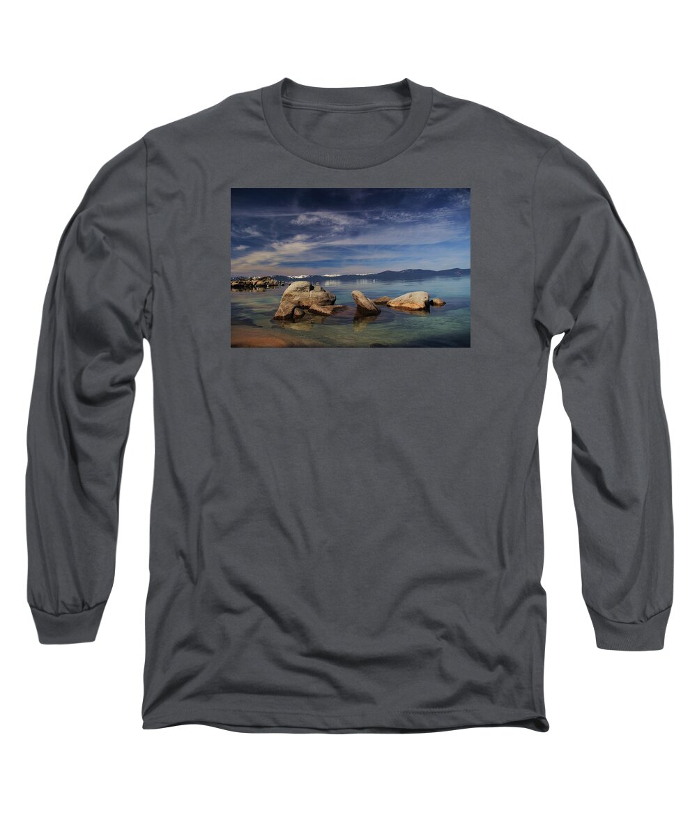Lake Tahoe Long Sleeve T-Shirt featuring the photograph Fatman In A Bathtub by Sean Sarsfield