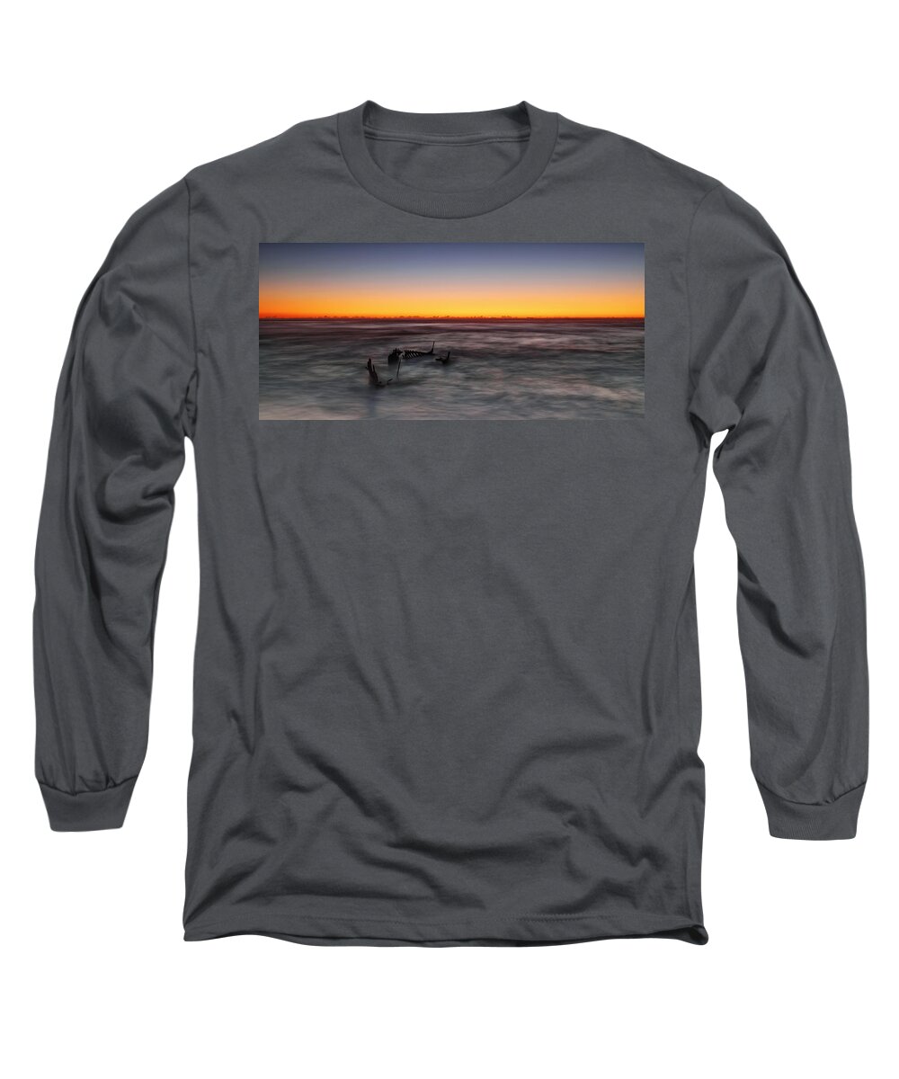 Australia Long Sleeve T-Shirt featuring the photograph Forever at sea by Howard Ferrier