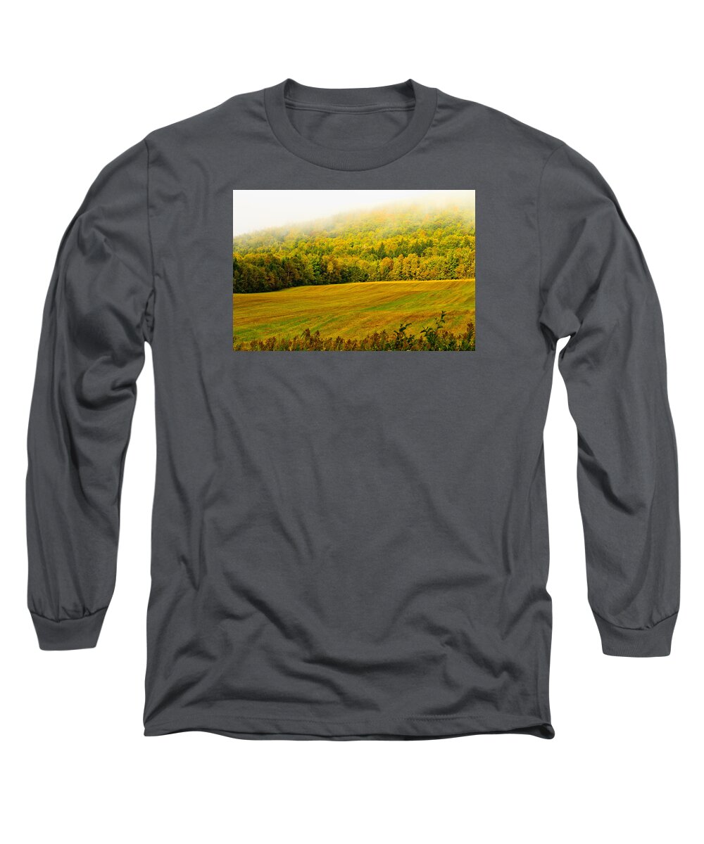 Meadow Long Sleeve T-Shirt featuring the photograph Foggy Morning by Ben Graham