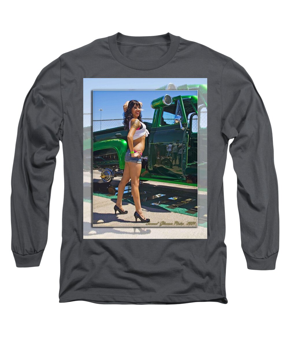 Ford Pick Up Long Sleeve T-Shirt featuring the photograph Ford Pick up_A by Walter Herrit