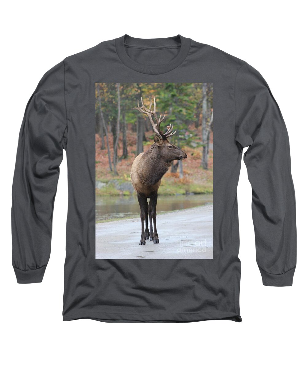 Side Long Sleeve T-Shirt featuring the photograph Get My Good Side by Vicki Spindler