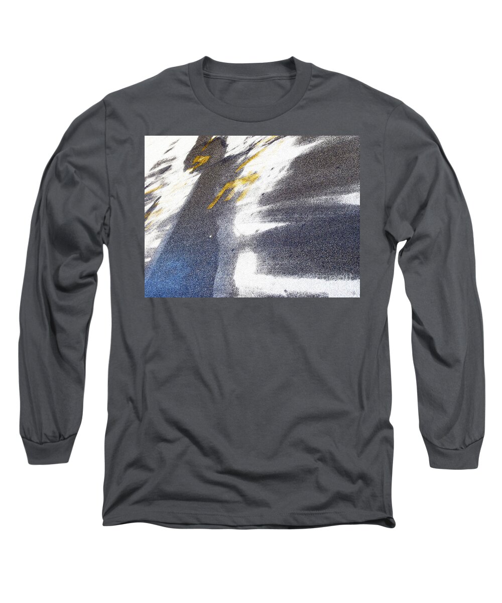 Abstract Long Sleeve T-Shirt featuring the photograph Getting Away by Lyric Lucas