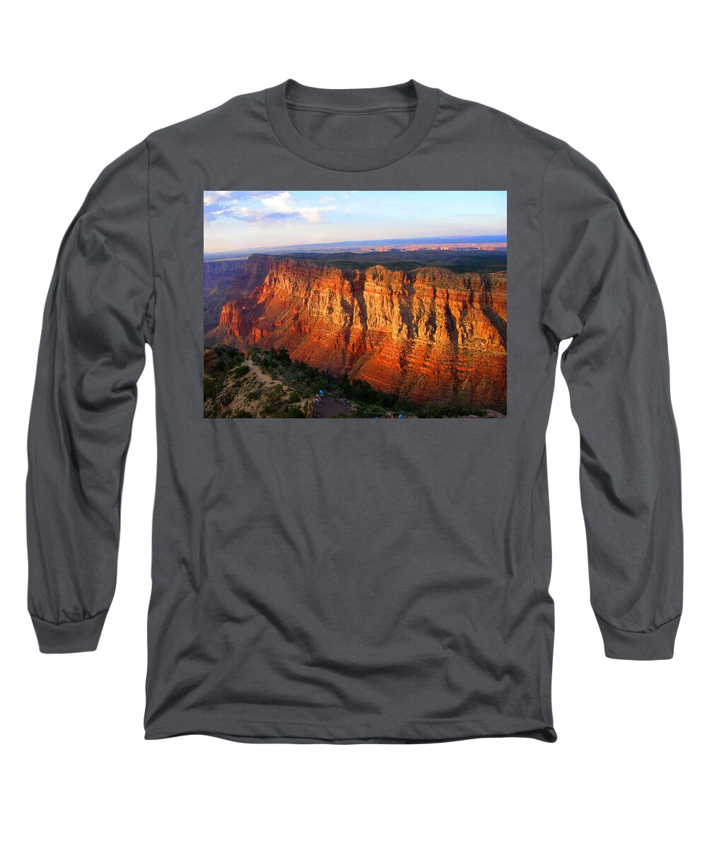 Grand Canyon Long Sleeve T-Shirt featuring the photograph Grand Canyon Desert View by Glory Ann Penington