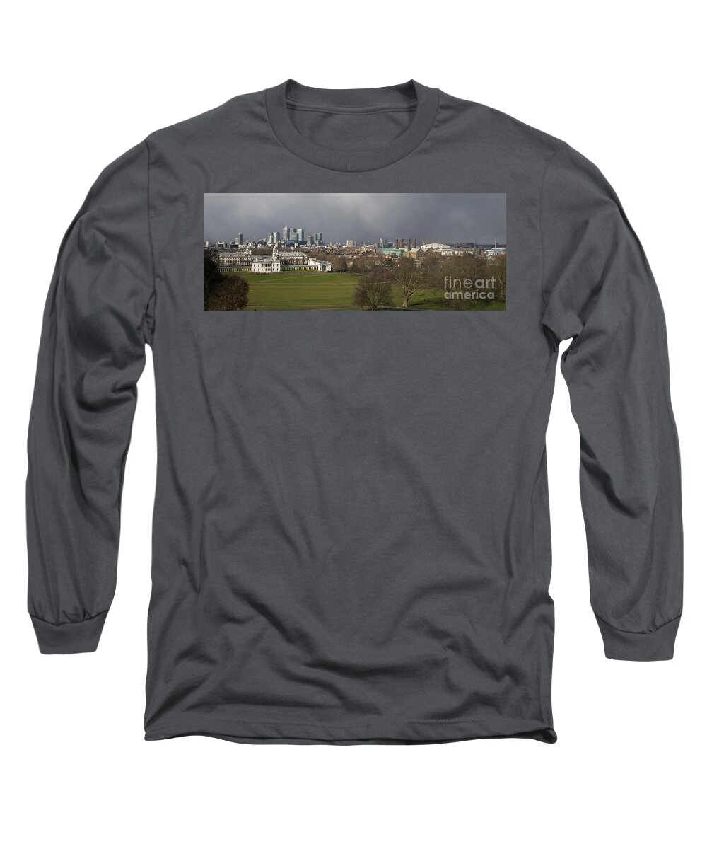 Greenwich Long Sleeve T-Shirt featuring the photograph Greenwich Park central London by Tony Mills