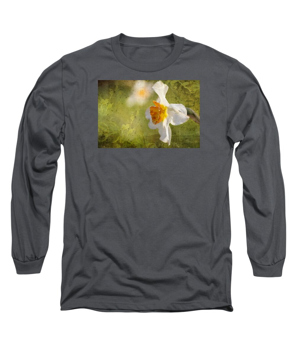 Flower Artwork Long Sleeve T-Shirt featuring the photograph Halfway There by Mary Buck