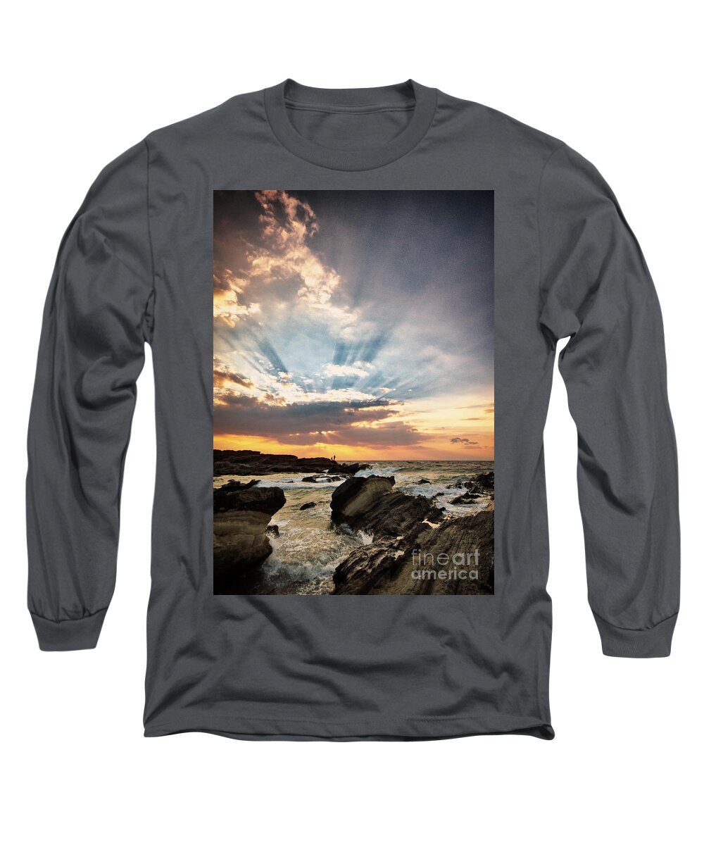 Island Long Sleeve T-Shirt featuring the photograph Heavenly Skies by John Swartz