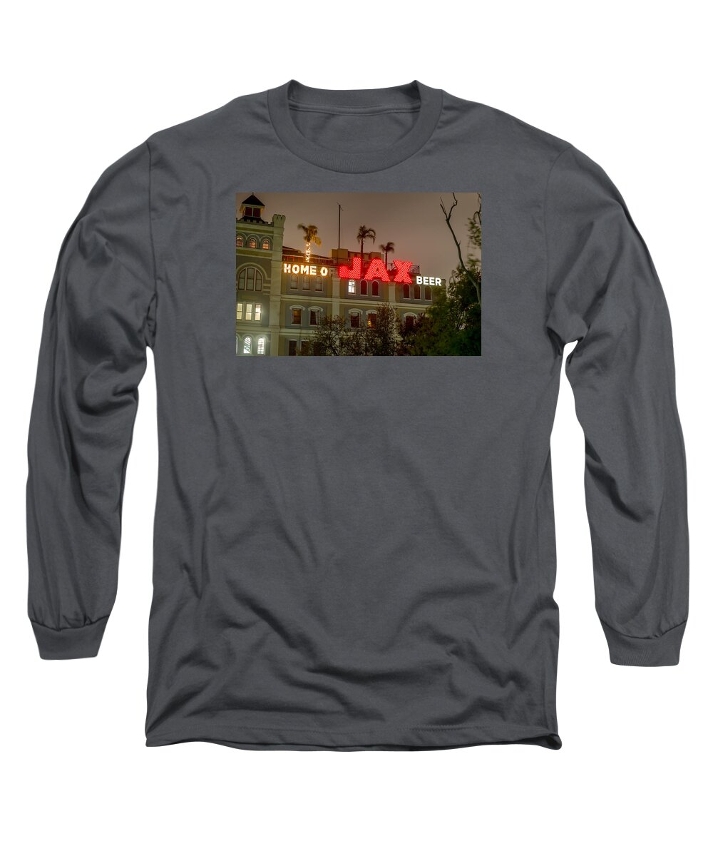 French Quarter Long Sleeve T-Shirt featuring the photograph Home of Jax by Tim Stanley
