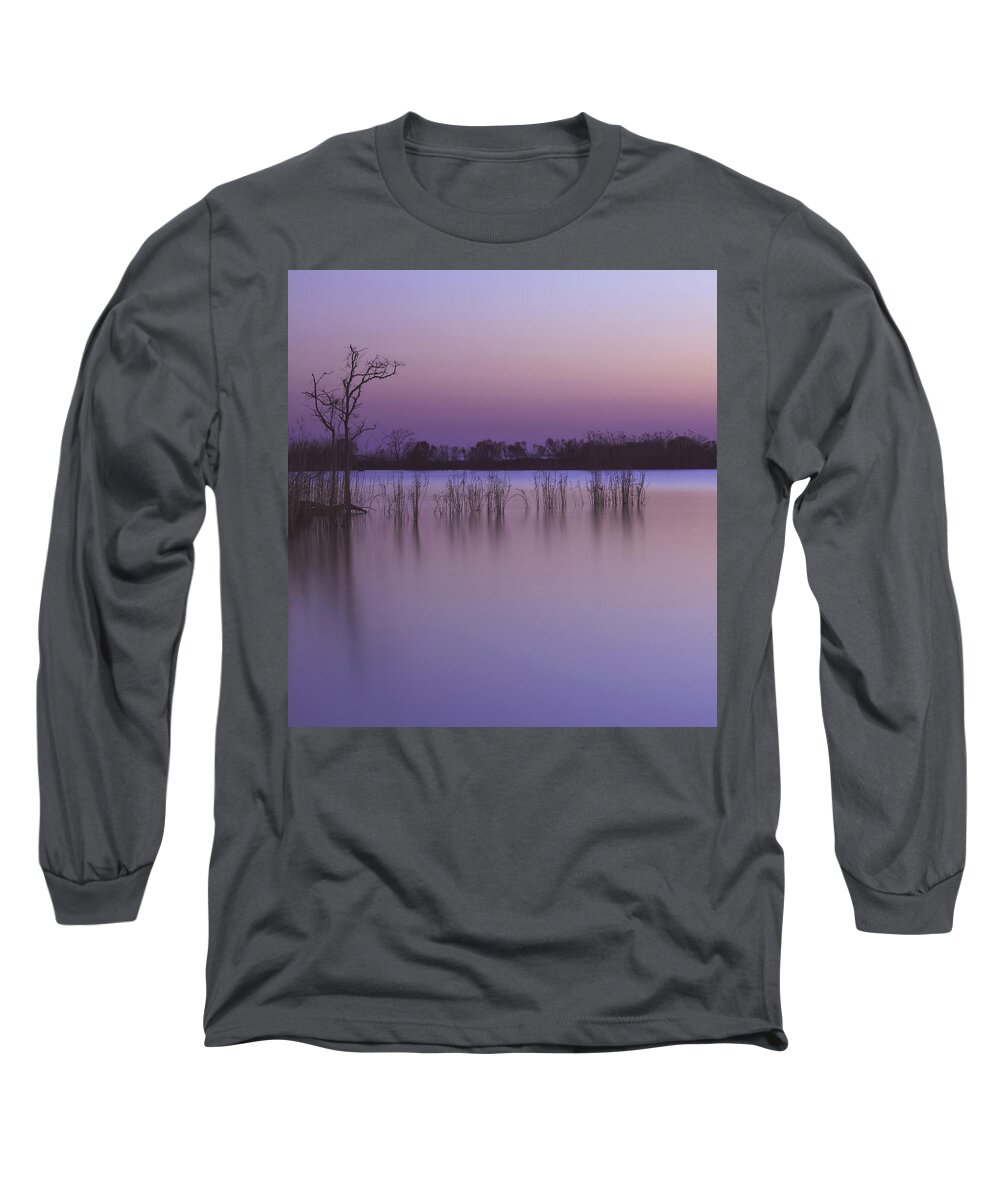 Sunset Long Sleeve T-Shirt featuring the photograph In the Still by Kim Hojnacki