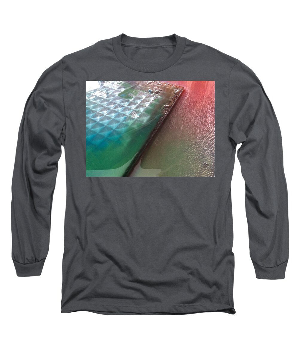Soulart Long Sleeve T-Shirt featuring the mixed media Fill the Well 7 by Judy McNutt