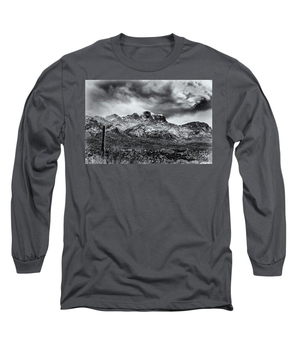 Arizona Long Sleeve T-Shirt featuring the photograph Into Clouds by Mark Myhaver