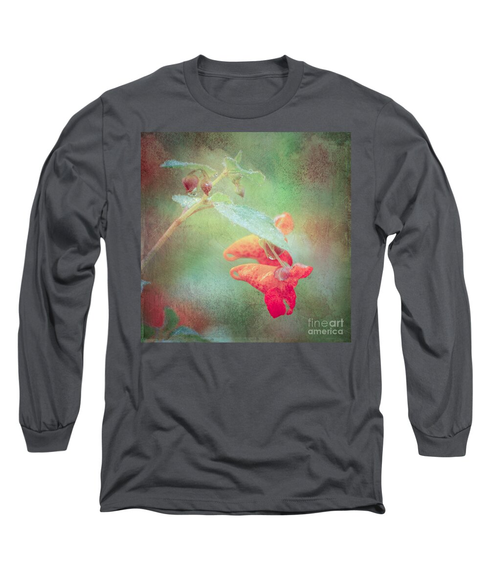 Wildflower Long Sleeve T-Shirt featuring the photograph Jewelweed by Kerri Farley