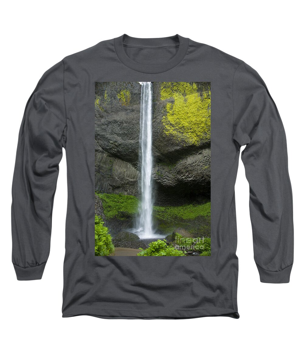 Waterfall Long Sleeve T-Shirt featuring the photograph Latourelle Falls by Rich Collins