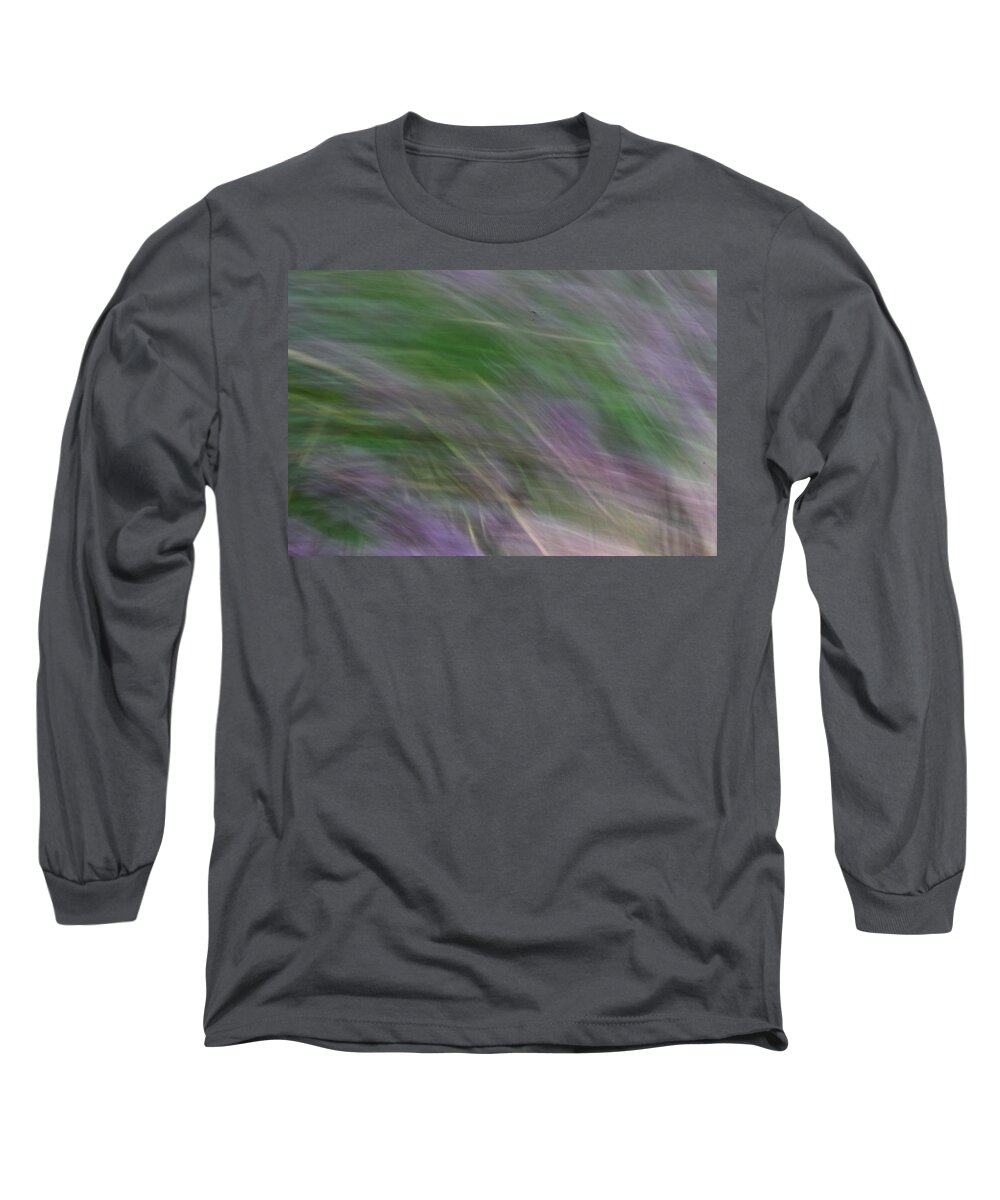Lavender Long Sleeve T-Shirt featuring the photograph Lavendar Fields by Carolyn Jacob