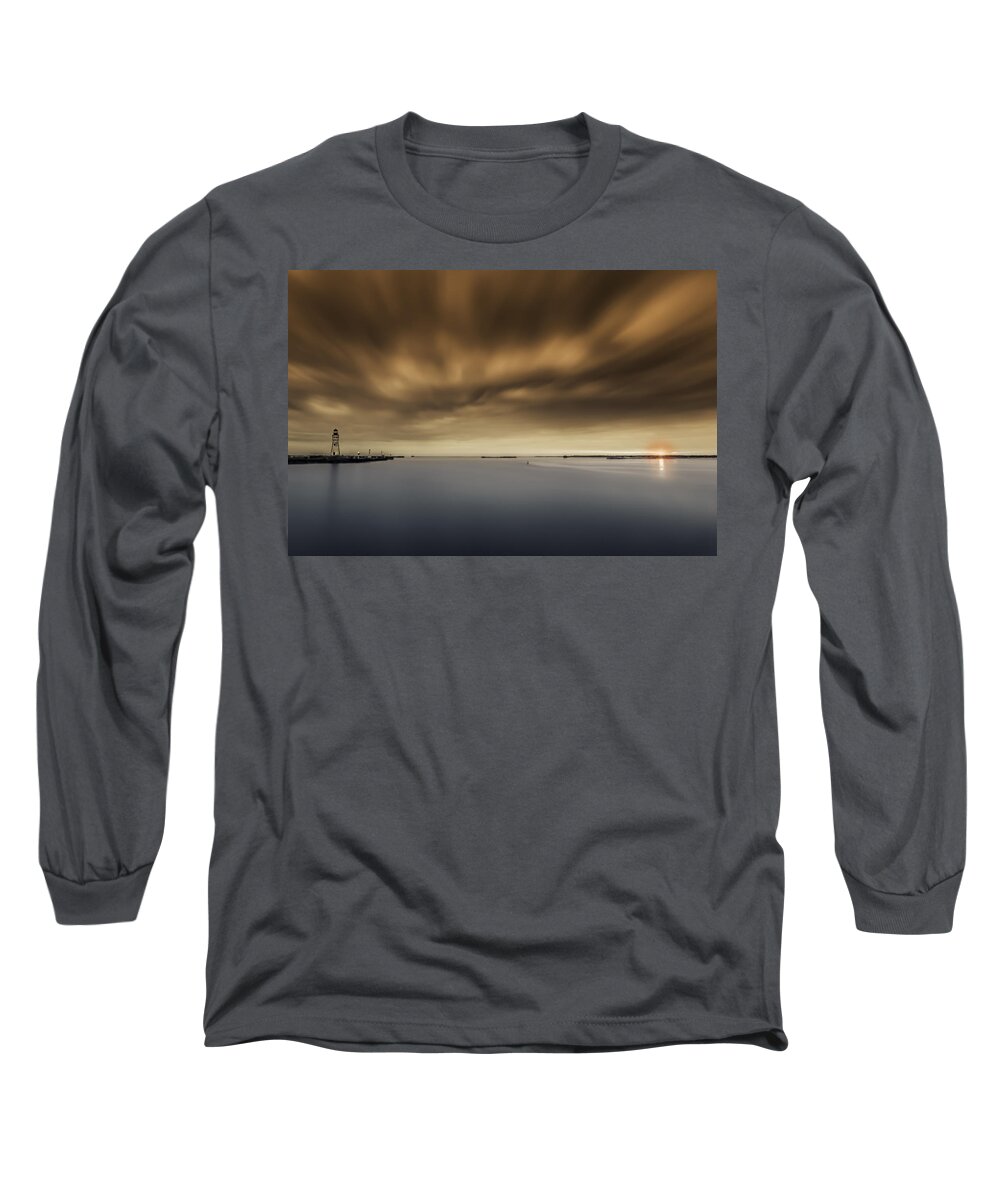 Buffalo Long Sleeve T-Shirt featuring the photograph Lighthouse by John Angelo Lattanzio