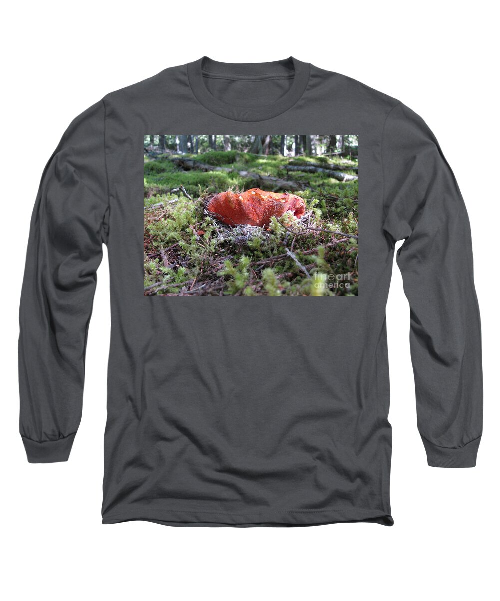Lobster Long Sleeve T-Shirt featuring the photograph Lobster Mushroom by Leone Lund