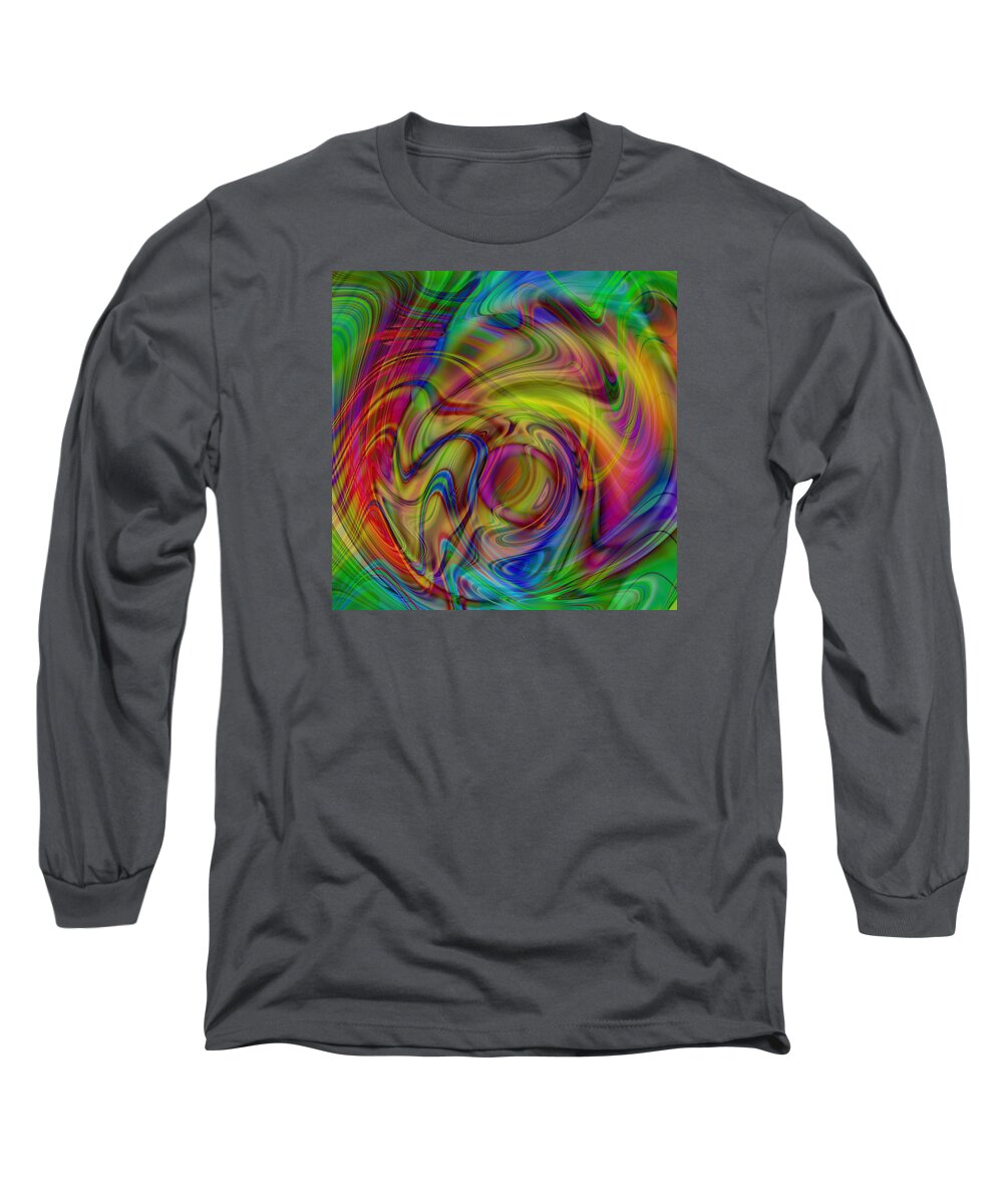 Love Long Sleeve T-Shirt featuring the digital art Love is in the air by Kevin Caudill