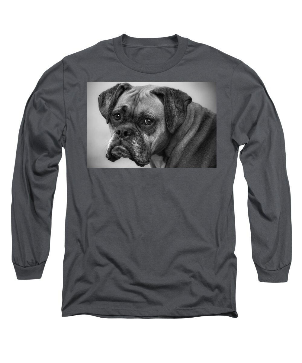 Boxer Long Sleeve T-Shirt featuring the photograph Macy by Jeff Mize