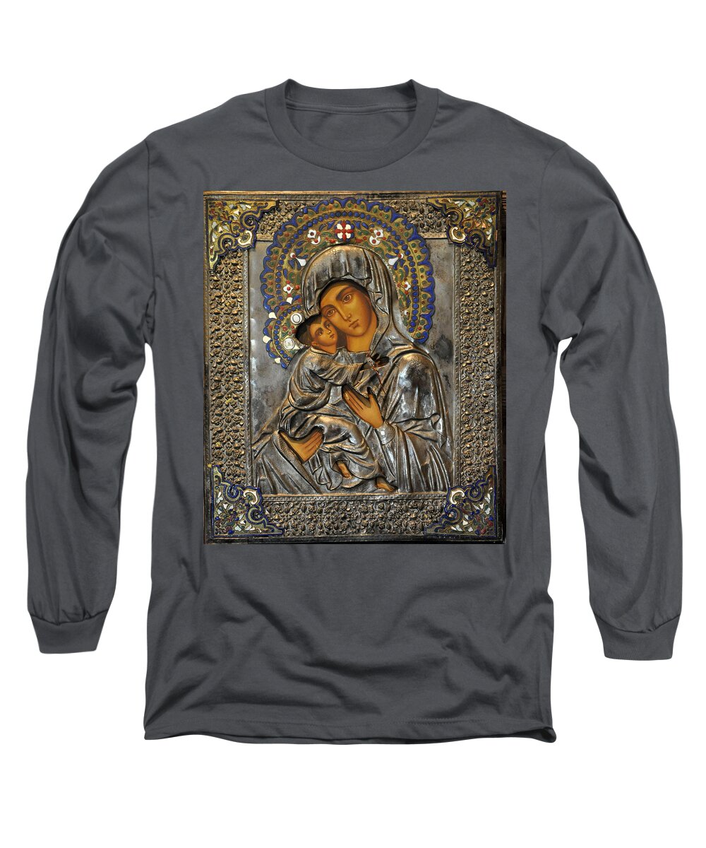Russian Long Sleeve T-Shirt featuring the photograph Madonna And Child by Jay Milo