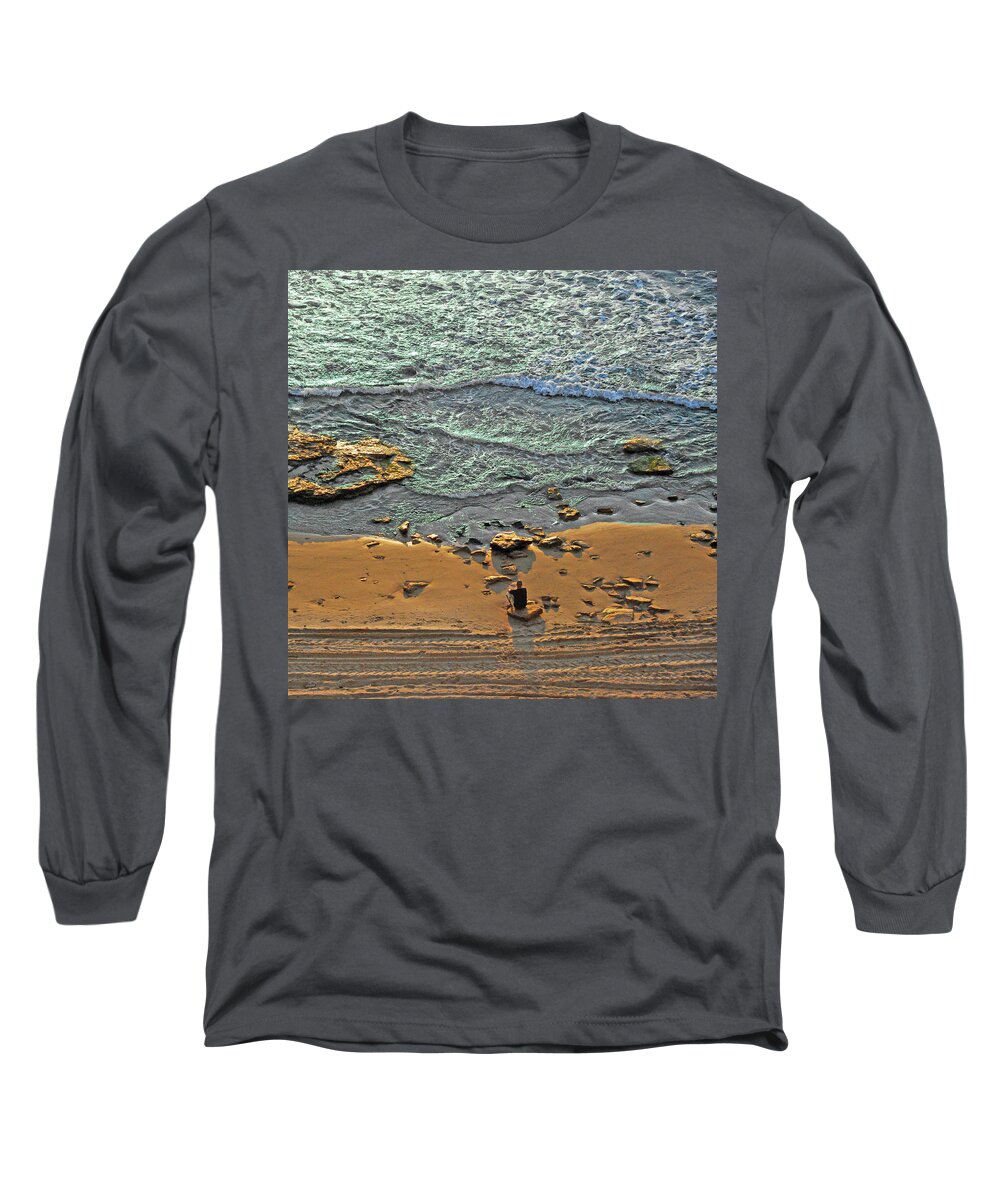 Israel Long Sleeve T-Shirt featuring the photograph Meditation by Ron Shoshani