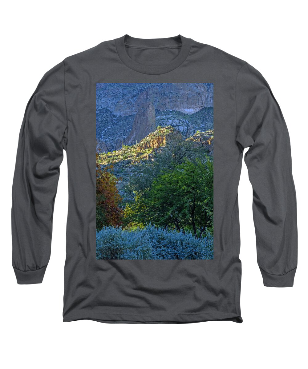 Landscape Long Sleeve T-Shirt featuring the photograph Morning Light by Tam Ryan