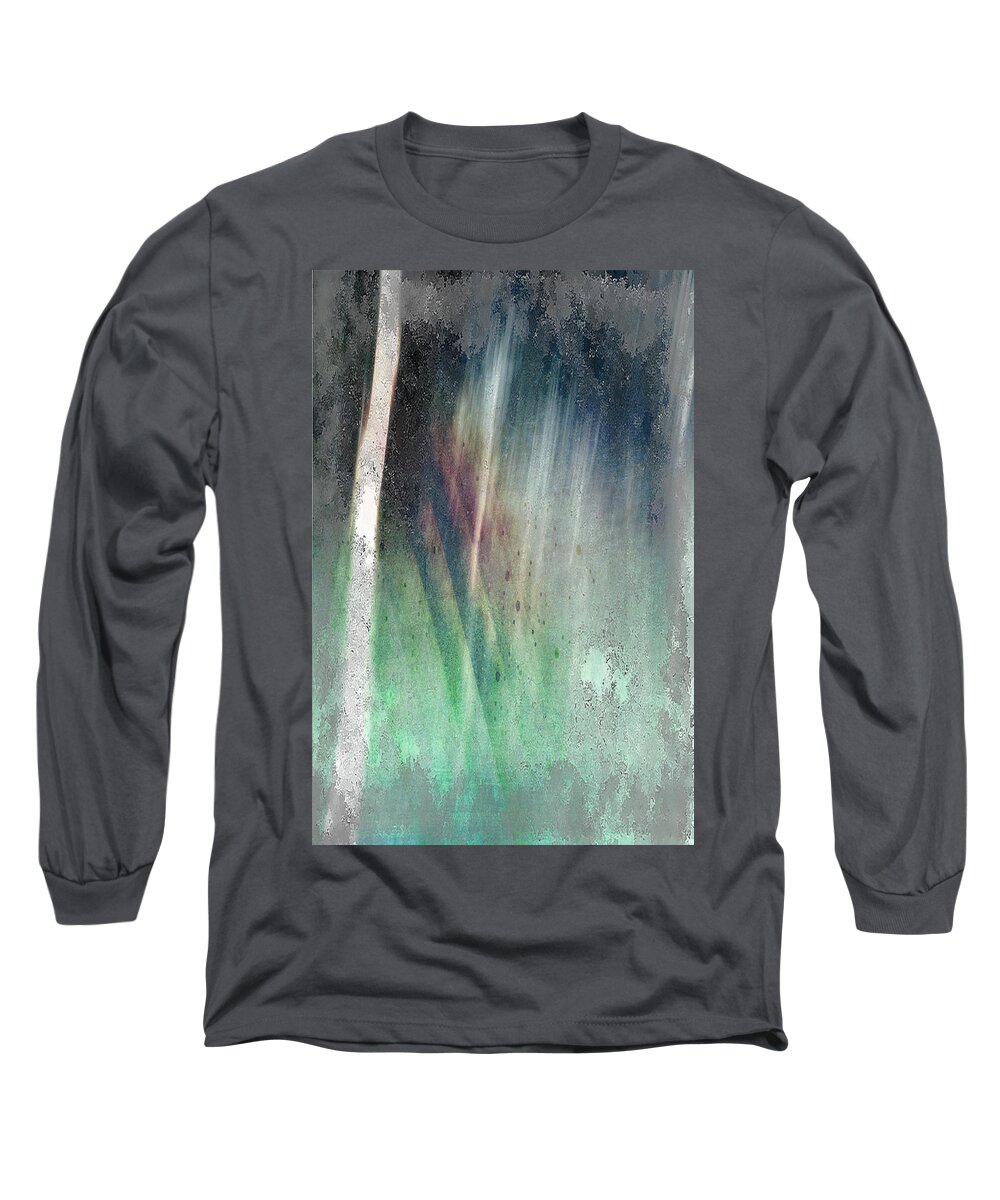 Abstract Long Sleeve T-Shirt featuring the photograph Moving Colors by Randi Grace Nilsberg
