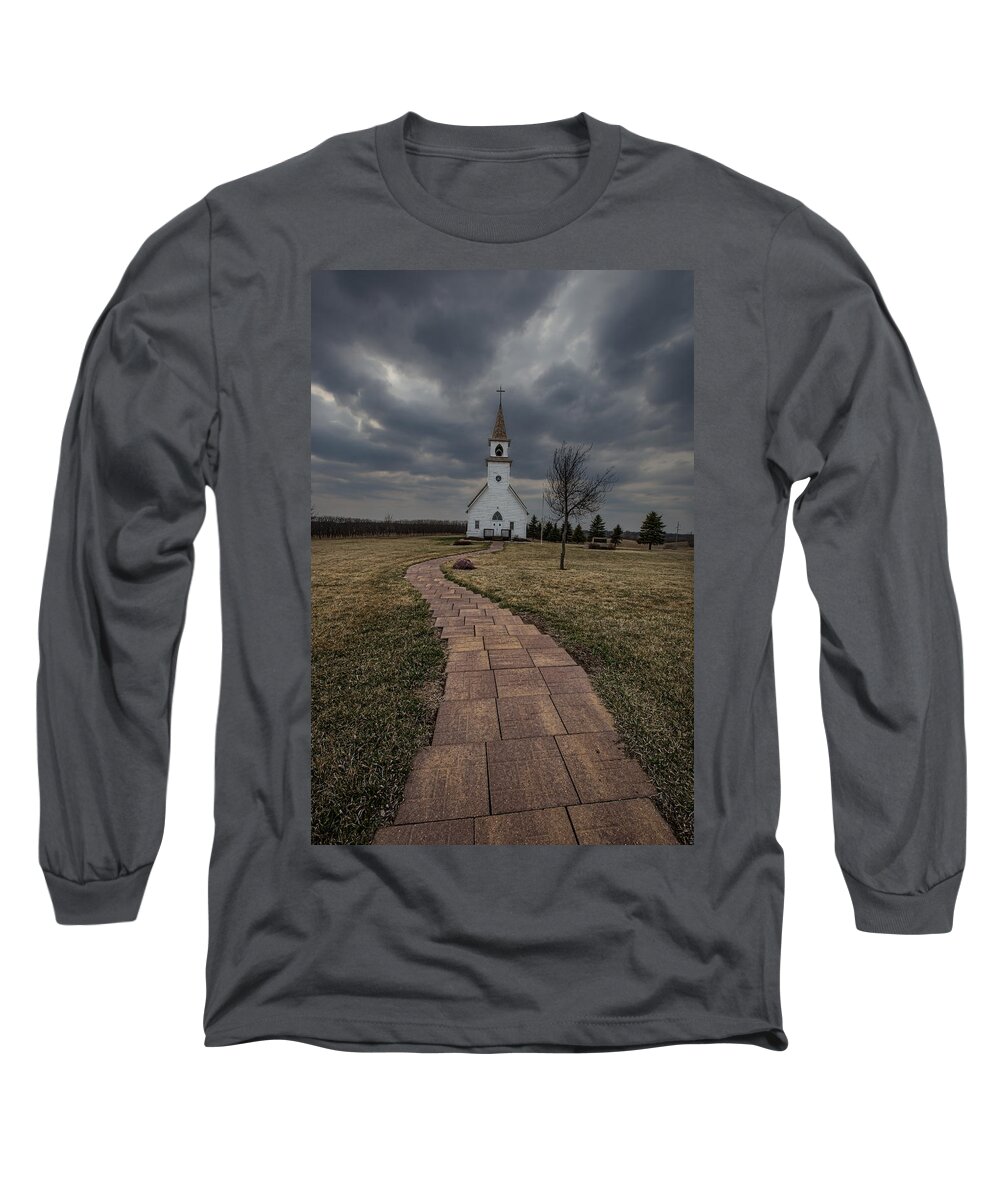 Gnr Long Sleeve T-Shirt featuring the photograph November Rain by Aaron J Groen