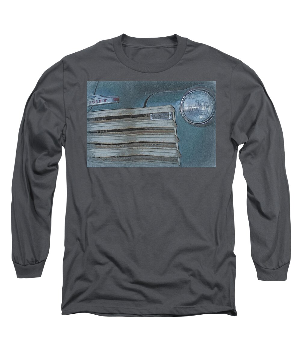 Blue Long Sleeve T-Shirt featuring the photograph Old Blue by Lynn Sprowl