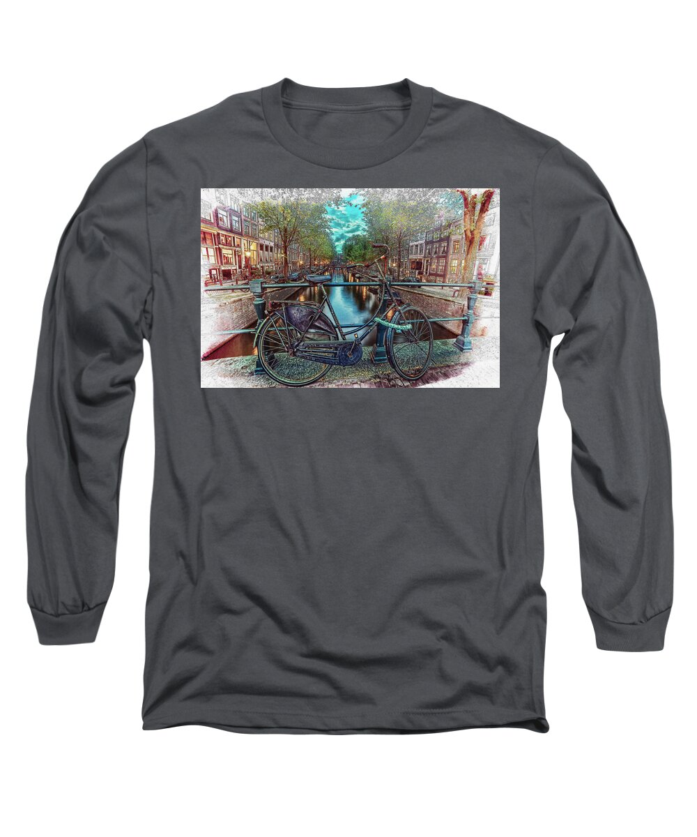 Iron Long Sleeve T-Shirt featuring the digital art Old Faithful by Don Kuing