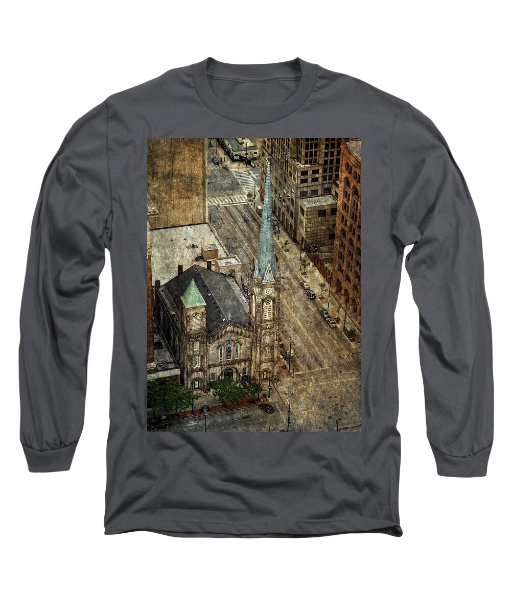 Old Stone Church Long Sleeve T-Shirt featuring the photograph Old Stone Church by Dale Kincaid
