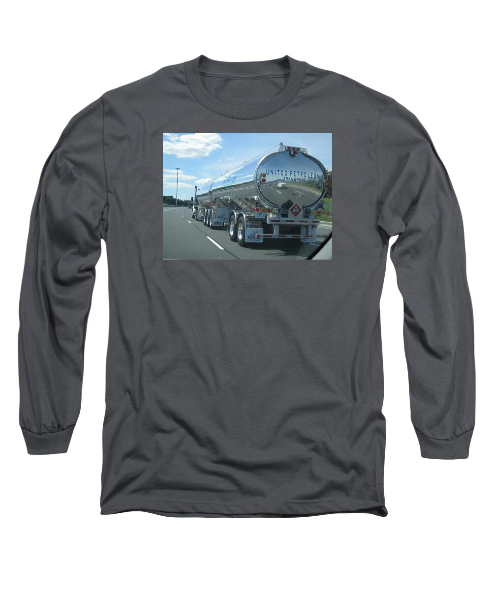 Truck Long Sleeve T-Shirt featuring the photograph On The Way by Jieming Wang